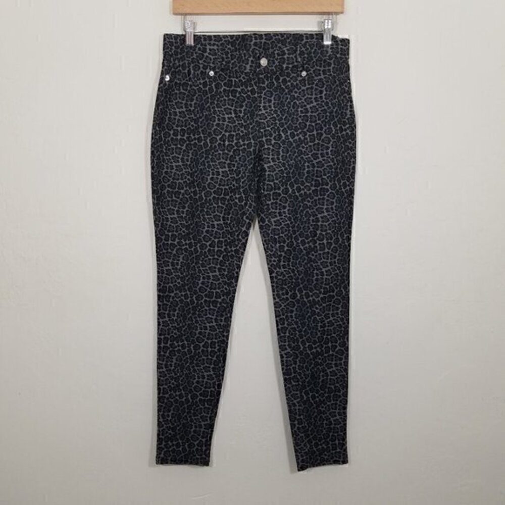 MICHAEL Michael Kors Animal Print Pull-On Pants Stretch Size P/M